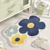 Alfombra de Piso Estilo Ins Fresca y Sencilla para el Hogar de Cachemir Artificial, Alfombra Absorbente, Alfombra de Baño, Felpudo de Entrada, Alfombrilla Antideslizante Absorbente de Agua