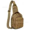 Bolso cruzado de un solo hombro para hombres entusiastas militares deportivos transfronterizos, bolsa táctica de pecho láser camuflada, bolsa bandolera portátil para exteriores para ciclismo