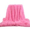 Manta Pequeña Amazon Comercio Exterior Transfronterizo Doble Cara Polar Manta de Felpa Color Sólido Manta para Siesta Coral de Doble Capa