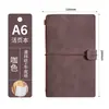 Cuaderno vintage A6 con correa, diario de viaje, opción premium transfronteriza, personalización de caja de regalo de cuaderno de papel kraft