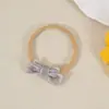 Nuevos Accesorios para el Cabello Transfronterizos Coreanos Japoneses Lazo Simple de Terciopelo Banda Fina para el Cabello Accesorios para el Cabello Adorno para la Cabeza de Bebé Recién Nacido