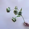 Flor Artificial Rosa Boda Boda Flor Artificial Decoración Flor de Seda Flor Artificial Día de San Valentín Pared de Rosas Decoración del Hogar