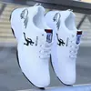 Zapatillas de correr para hombre otoño nuevo cuero impermeable antideslizantes zapatilla tendencia coreana versátiles zapatos casuales zapatos de viaje