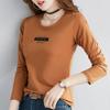 2582 # Camiseta de Manga Larga para Mujer Algodón Puro (Foto Real Tomada) (95 Algodón 5 Spandex) (Nuevo Tamaño XXL)