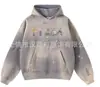 Sudadera con capucha casual de alta calle transfronteriza Kanye Kanye Tinta Splash Lavado a la tinta Daño Gradiente Tendencia Fresca Sudadera con capucha Chaqueta