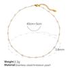Venta Caliente Transfronteriza Nuevo Conjunto de Joyería Creativa Cadena para Mujer Versátil Simple Cadena para Clavícula Pulsera Collar de Perlas Traje Mujer