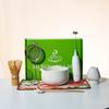Conjunto de Chá Matcha Japonês Conjunto de 8 Peças com Tigela de Matcha Rosa Transfronteiriça Elétrica com Bico Suporte para Batedor de Chá