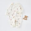 Ropa sin huesos para bebé recién nacido, primavera y otoño, algodón puro, ropa de monje para recién nacidos, ropa de escalada para niños y niñas, ropa de bebé para primavera y otoño.