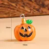Llavero Colgante Calavera Calabaza Fantasma Halloween Bruja Monstruo Muerte Accesorios Material DIY Adornos Colgantes