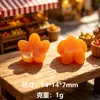 Simulação Criativa Mini Frutas Polpa Flor Resina Acessórios DIY Ímã de Geladeira Enfeites de Grampo de Cabelo Adesivos 3D Pingentes Venda por Atacado