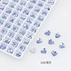 Dongzhou Cristal Coração Fundo Chato Diamante 6*5.3mm Diamante de Vidro de Formato Especial Diamante de Cristal K9 Diamante para Arte de Unhas DIY Joias Atacado
