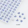 Dongzhou Crystal 6*5.3mm Strass con Base Plana en Forma de Corazón Strass Irregulares de Vidrio Strass de Cristal en Forma de Corazón para Uñas Accesorios para Manualidades al por Mayor