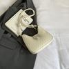 Bolso de moda para mujer, estilo coreano, de verano 2024, de alta gama, tejido, bandolera informal.