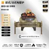Tonglubao Jaula de Pájaros Estilo Francés Chimenea Eléctrica Calentador de Llama de Aluminio Fundido Sala de Estar en Casa Decorativo Núcleo de Chimenea Atomizado