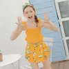 Personalización de Traje de Baño para Niñas Estudiantes Traje de Baño Conservador para Aguas Termales Niñas Estilo Falda de Princesa Dividida Personalización de Traje de Baño para Niños