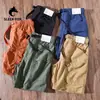 Shorts de Color Sólido de Moda Tendencia con Cinturón de Hebilla Incorporado, Nuevos Shorts Versátiles de Verano para Hombre, Pantalones Deportivos para Exteriores