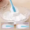 Espátula de Silicona con Rascador Integrado Herramienta para Hornear de Grado Alimenticio Cortador de Pasteles Rascador de Crema Espátula para el Hogar