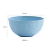 Tigela de Sopa de Palha de Trigo de Alto Valor de Cor Amazon Estilo Ins Tigela de Arroz Doméstica de Plástico Tigela de Cor Sólida Estilo Nórdico Criativo