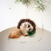 Decoração de Novo Produto Transfronteiriça Decoração de Natal Pingente de Esquilo Artificial Árvore de Natal Decoração Criativa Esquilo Coreano
