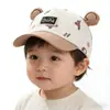 Gorra de Béisbol Adorable con Orejas de Oso para Niños y Niñas, Sombrero de Sol para Primavera y Verano, Gorra con Visera de Dibujos Animados, Estilo Nuevo