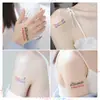 Quan Zhilong Gd Mesmo Estilo Pequena Margarida Colorido Tatuagem Adesivos À Prova D'água Longa Duração Estilo Ins Nicho High-End Pintado Grafite