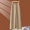 Pantalones de Traje de Cintura Alta Novedad Otoño 2026 para Mujer Cómodos Amigables con la Piel Versátiles que Cubren la Figura Versátiles que Cubren la Figura Adelgazantes Pantalones Casuales