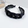 Diadema GYMPS Tela Retorcida Parte Superior Cranial Diadema para la Cabeza Estilo de Gama Alta para Mujer Salir Accesorios para el Cabello Exquisitos Elegantes Todo Fósforo