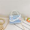 2023 outono e inverno nova bolsa de pérola infantil linda mini bolsa de ombro estilo ocidental bolsa de mensageiro fresca na moda