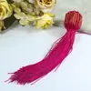 Pulsera semiacabada DIY y cordón de nudo tejido a mano con cuentas y cierre de seguridad, cordón rojo para el año del zodiaco, en stock