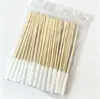 Hisopo de algodón para limpieza de oídos de mascotas de 15 CM, de un solo extremo, cabeza grande, para gatos y perros, para limpiar y secar ojos y oídos, longitud extendida
