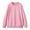 Sudadera de Cuello Redondo Sino-Alemana de Mezcla de Algodón-Poliéster Grueso de 430g, Modelo Mayorista Rentable Y430 Sudadera de Algodón Copo de Nieve