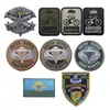 Fonte de comércio exterior em estoque asa de paraquedas para o ar gancho e argola emblema padrão paraquedista patch bordado em estoque