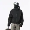 Casa de pájaros Mismo estilo Chaqueta para exteriores Primavera y Otoño Abrigo fino con capucha Chaqueta de montañismo Tres a prueba Tendencia americana Cortavientos para el día a día