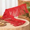 Accesorios de Ropa Personalizados de Gamuza de Doble Cara con Borlas Barba de Gamuza con Borlas Suéter de Cachemir Ropa Falda Barba con Borlas Borlas