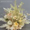 Flores para el camino de la boda flores para la mesa del hotel macetas bolas de flores decoración del escenario de la boda arte floral terminado