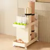 Carrinho de Armazenamento para Equipamentos Esportivos Domésticos com Rodas, Cesta de Armazenamento Móvel para Raquetes de Badminton e Tapetes de Yoga, Frete Grátis