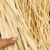 Tiras de bambú tiras amarillas rodajas finas de bambú hilos de bambú tiras de bambú piel de dos capas materiales de tejido de bambú hechos a mano decoración de boda diy jardín de infantes