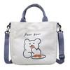 2022 nueva bolsa de lona japonesa linda bolsa de mensajero ins chica suave chica estudiante bolso de mano gran capacidad bolsa de hombro