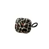 Capa Protetora de Fone de Ouvido AirPods 4ª Geração Estampa de Leopardo Bege de Alta Qualidade para Outono e Inverno Adequada para Estojo de Fone de Ouvido Airpodpro3