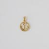 PJ004 Concha Bamang Estrella Ángel Libra Colgante Único Comercio Exterior AliExpress Acero Titanio Acero Inoxidable Chapado en Oro 18K