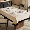Toalha de Mesa Estilo Francês, Impermeável, à Prova de Óleo, Não Precisa Lavar, Luxo Leve, Toque de Alta Qualidade, Toalha de Mesa Retangular para Mesa de Jantar, Capa de Mesa de Centro em PVC que Melhora o Ambiente