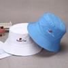 Sombrero de pescador artístico elegante para mujer, de verano, amarillo, de doble cara, de marca de moda, estilo coreano, hip-hop, combinable, estilo japonés, para lavabo.