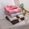 Suéter de punto 100% lana pura para niños con jacquard de dibujos animados de honguitos, suéter de cachemira grueso y lindo para niñas, elegante
