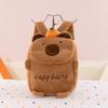 Nova Mochila Laranja de Alta Cor Boneca Kabibala Bolsa de Pelúcia Desenho Animado Fofo Mochila Capivara