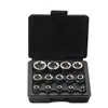Conjunto de 14 Peças de Soquetes E-Type de 6 Pontas, Chaves Combinadas, Chaves de Boca Ajustáveis Grandes, Médias e Pequenas, Ferramentas para Reparo Automotivo E4-24Mm