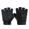 Guantes Tácticos de Camuflaje para Fuerzas Especiales Hombres Guantes sin Dedos para Entrenamiento de Combate Deportes al Aire Libre Montañismo Resistentes al Desgaste Antideslizantes Medio Dedo