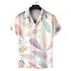 Camisa de Hombre Estilo Hawaiano Europeo y Americano con Calavera para Proteger del Sol Halloween Ropa Transfronteriza para Hombre Camisa