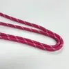 Cuerda Redonda de 5 mm de Colores con Puntos Blancos para Colgante de Bolso de Mano, Cordón para Sudadera, Pantalones Casuales, Cordón de Zapato, Cuerda, Tejido de Cuerda