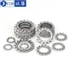 Acero inoxidable 304 junta dentada arandela de seguridad dentada interior y exterior tope antideslizante junta antiaflojamiento M3M4M5M6M8