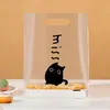 Celebridade da Internet Espessada Saco para Assar Takeaway Saco para Molho Saco Transparente Saco Tote com Alça Saco para Cavar Estilo ins Salada Pão Bolo Torta de Ovo